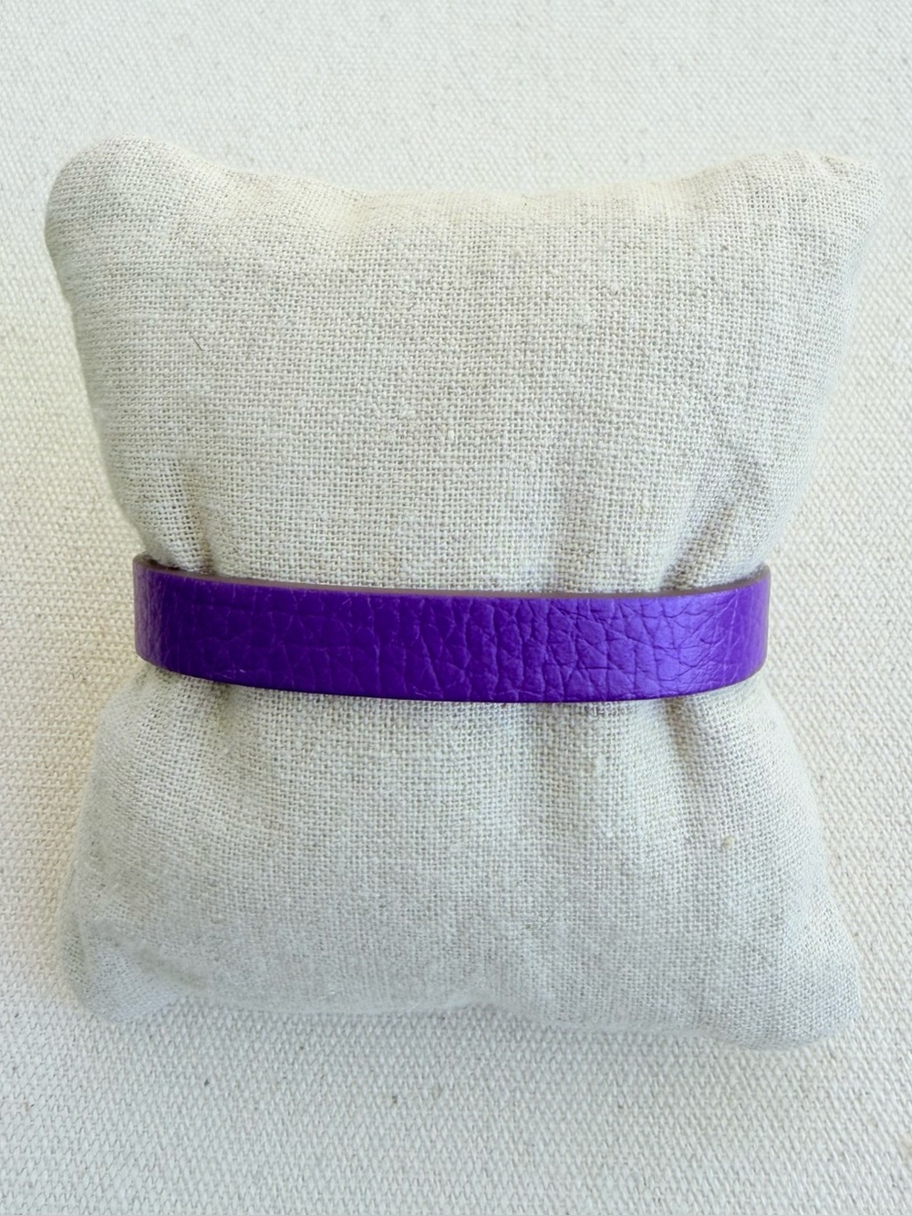 *Single Leather Band Bracelet* KEEP COLLECTIVE Retired Purple Croc